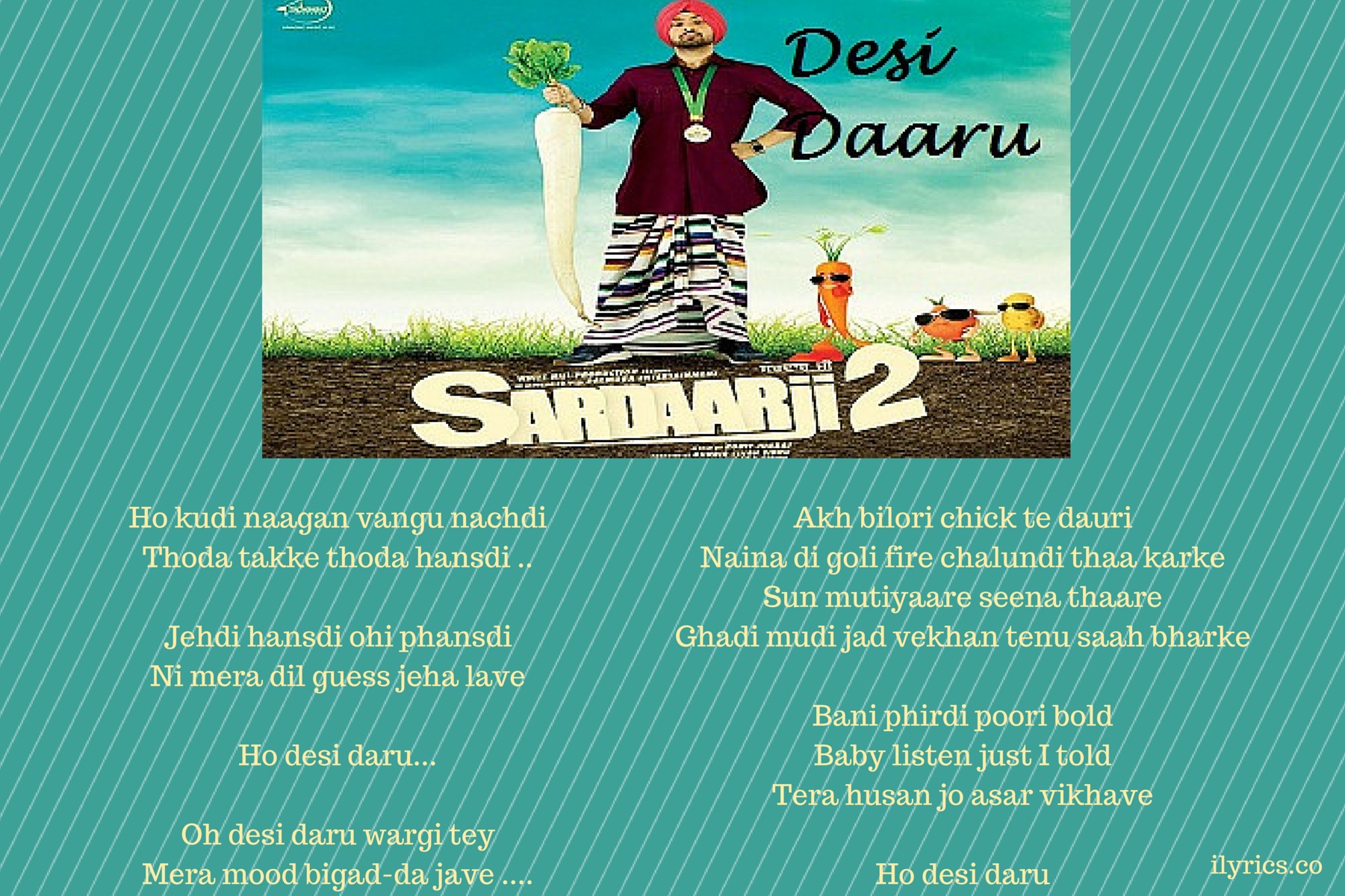 Desi Daru lyrics