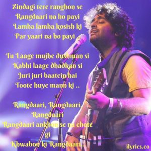 rangdaari lyrics